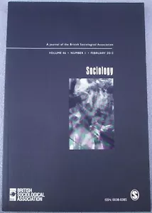 SOCIOLOGY Journal of the British Sociological Association Vol 46 No 1 Feb 2012 - Imagen 1 de 2