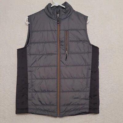 Solaris Men's Puffer Vest Size S Small Gray Outdoors Casual Sleeveless Jacket - Image 1 of 4