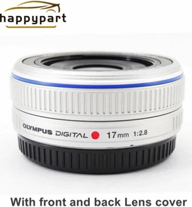 Olympus M.ZUIKO 17mm f/2.8 Auto Focus Lens Silver for All M4/3-Mount Camera - Picture 1 of 4