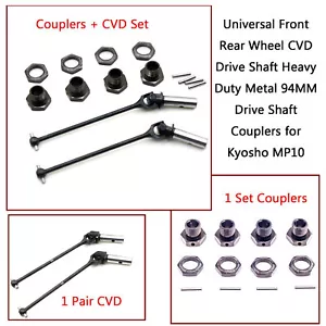 Front Rear Wheel CVD Heavy Metal 94MM Drive Shaft Couplers for Kyosho MP10 Parts - Picture 1 of 7