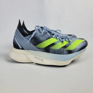 Adidas Youth 4 WMN 5 Adizero Adios Pro 3 Lucid Lemon Blue Burst Running Lightwei - Picture 1 of 14