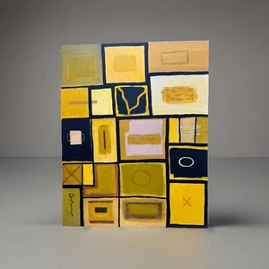 EINGESTELLT KÜNSTLER Gemälde ABSTRAKT Modernist EXPRESSIONISMUS Fine Art Dr. B. Brutto - Bild 1 von 7