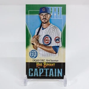2021 Topps Gypsy Queen Kris Bryant Captain Insert /99 Green SP Parallel Cubs - Picture 1 of 2