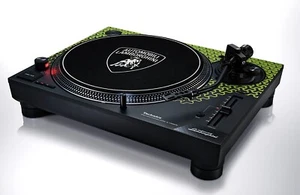 Technics SL-1200M7B & Lamborghini collaboration Turntable Green New JAPAN F/S - Picture 1 of 14