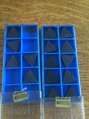 CERATIP CARBIDE INSERTS QUANTITY 15 CERAMCUT 2 TNG432  - Image 1 of 3