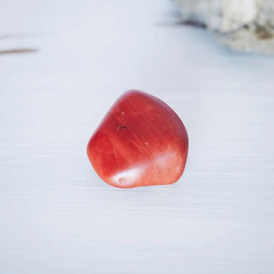 JASPE ROUGE Pierre roulée Soin Lithothérapie Minéraux Cristaux Energie - Photo 1/4