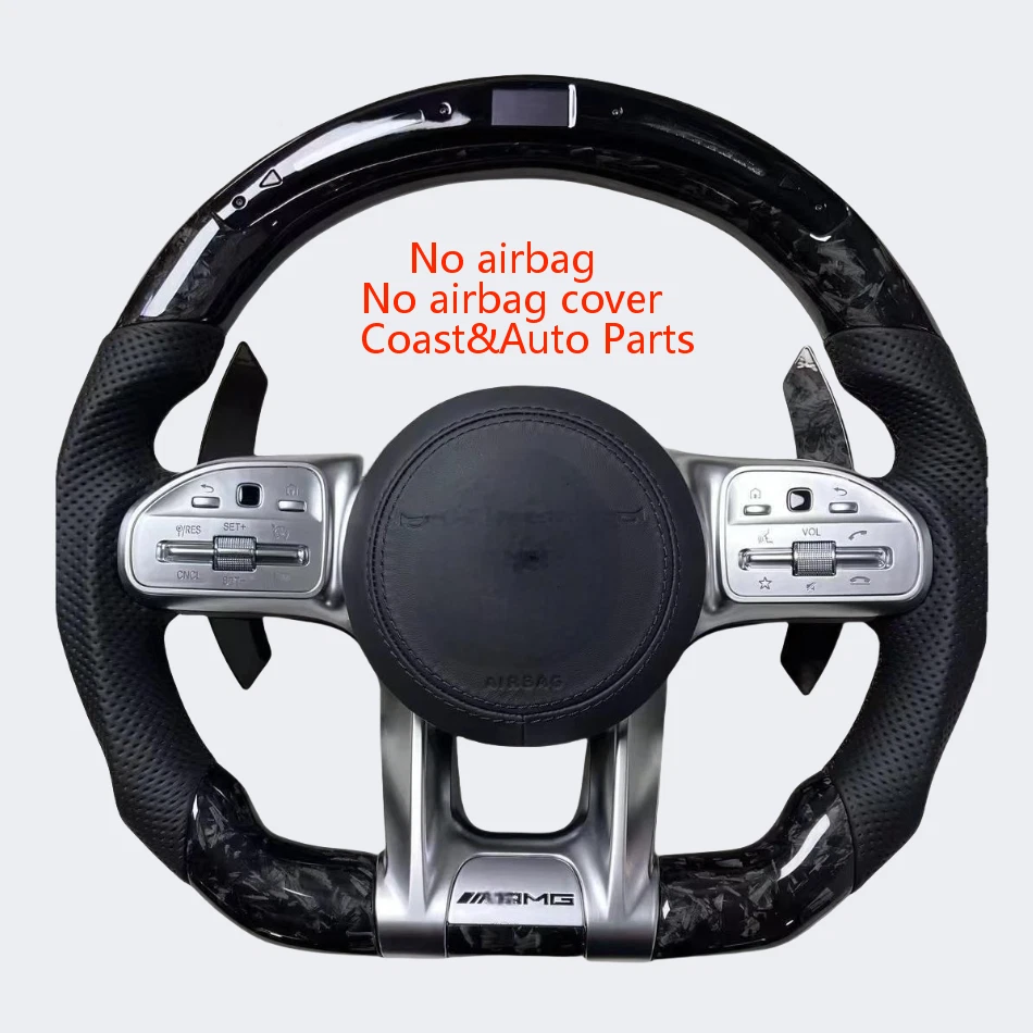 Volante LED fibra carbono forjado mercedes-benz 18-20 amg g63 ces gle Foto 1 de 1