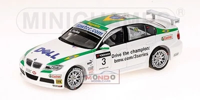 Modelo fundido 1:43 Minichamps Bmw 320Si Curibita Wtcc 2007 400072603 - Imagem 1 de 2