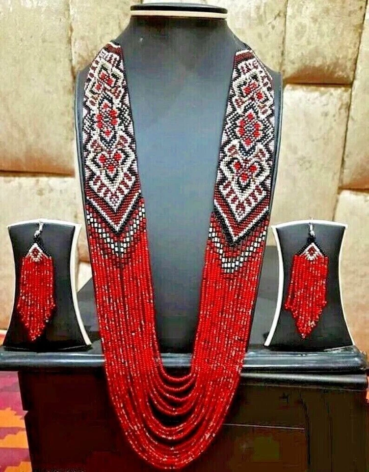 PENDIENTES COLLAR PLUMAS MULTICOLOR ESTILO NETIVE HECHOS A MANO REGALO MUJER Foto 1 de 1