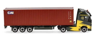 HERPA - VOLVO FH GL XL 4x2 con porta container 40 piedi a 3 assi ANCOTRANS-CA... - Immagine 1 di 4