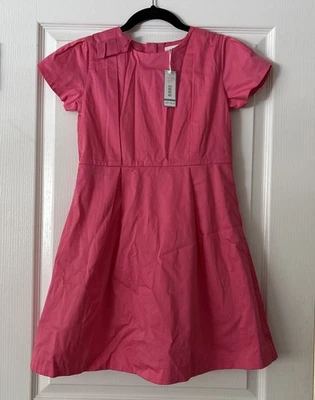Jacadi Paris Pink Avenue Dress Size 12Y 152 cm Pleated Tulle Lining Zipper New - Image 1 of 4