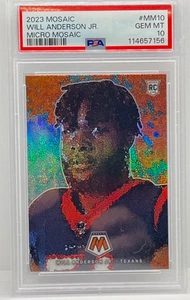 2023 Panini Mosaic Will Anderson Jr MM-10 Micro Mosaic RC ROY Texans PSA 10 SSP - Picture 1 of 4