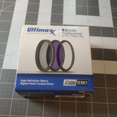 Juego de filtros Ultimaxx 49 mm 3 piezas HD UV/CPL/LFD Foto 1 de 4