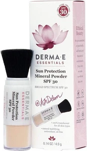 Polvo mineral de protección solar DERMA E SPF30 amplio espectro 25/07 - 4G - PVP £42 - Imagen 1 de 4