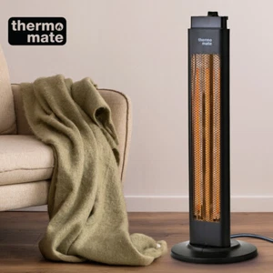 THERMOMATE Electric Heater Indoor or Outdoor Portable Freestanding Tower Radiant - Picture 1 of 10