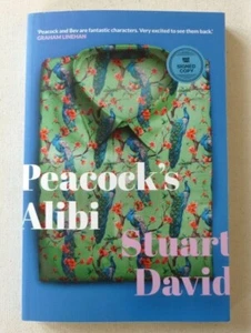 STUART DAVID (BELLE AND SEBASTIAN) Peacock's alibi SIGNED 2018 P/B BOOK - Imagen 1 de 6