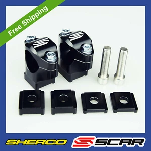 HANDLE FAT BAR CLAMP MOUNT RISER SHERCO SE-R SEF-R SER SEFR 125 250 300 450 - Picture 1 of 4