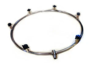 Anillo de niebla de alta presión colector de 18"D con (6) boquillas para invernadero y jardín - Imagen 1 de 4