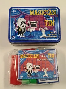 Magician in a Tin 25 MAGIC TRICKS Kids Entertainment Games Toys Westminister New - Picture 1 of 4
