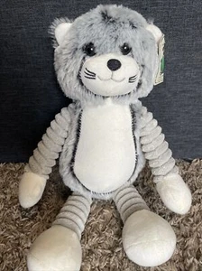 Cat Plush Toy NWT New w/ Tag World Plush Inc. Gray White - Picture 1 of 5
