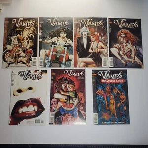 DC Vertigo Comics Vamps 1993 #1-6 y Vamps Hollywood & Vein #1 Elaine Lee en estado bastante bueno/casi nuevo - Imagen 1 de 15