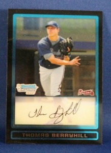 2009 Bowman Chrome Draft Prospects Braves Baseball Card #BDPP50 Thomas Berryhill