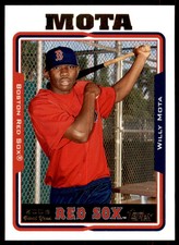 2005 Topps Willy Mota RC Boston Red Sox #UH279