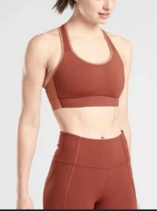 Athleta NWT Women's Hustle Bra in SuperSonic Size 40B/C Russet Brown NWT - Picture 1 of 12