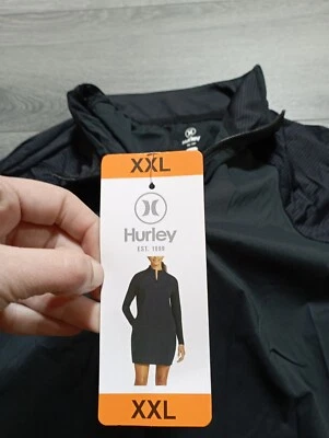 Hurley Dress Adult Womens 2XL Black Long Sleeve Zip Athletic - Image 1 of 4