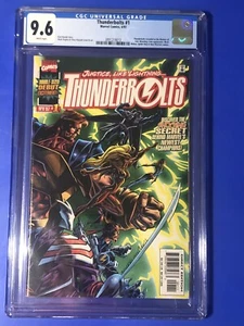 Thunderbolts #1 CGC 9.6 1ST PRINT APPEARANCE Masters of Evil MARVEL COMICS 1997 - Picture 1 of 3