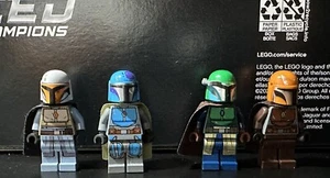 LEGO STAR WARS Mandalorian Tribe Warrior Minifigura Lote de 4 75267 Paquete de Batalla - Imagen 1 de 1