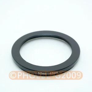 52mm to 42mm 52-42 mm Step Down Filter Ring Adapter - Picture 1 of 3