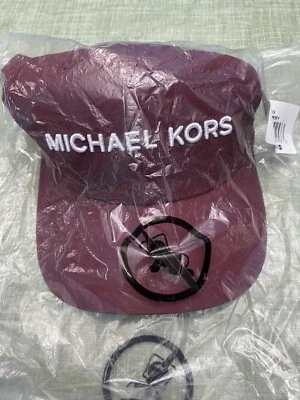 Michael Kors Men's Red  Embroidered Baseball Cap / Hat Adjustable Strap NWT - Image 1 of 4