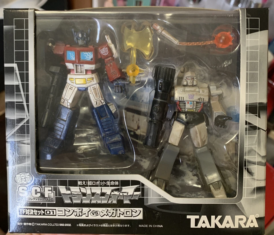 Transformers SCF Limited Convoy vs Megatron TF01 2002 Takara New in box Rare! - Image 1 of 4