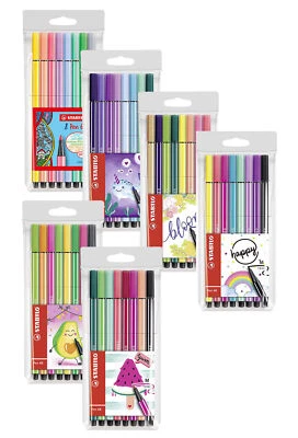 Premium Filzstift STABILO Pen 68 Fasermaler 8er Etui - verschiedene Farben - Bild 1 von 4