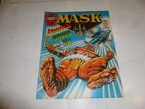 MASK Comic - No 6 - Date 03/01/1987 - UK Paper Comic - Centre Poster Intact - Imagen 1 de 6
