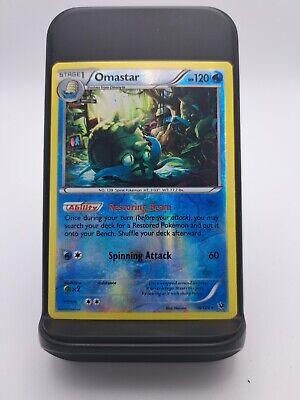 Omastar - 18/124 - Pokémon TCG XY Fates Collide - Reverse-Holo - Near Mint