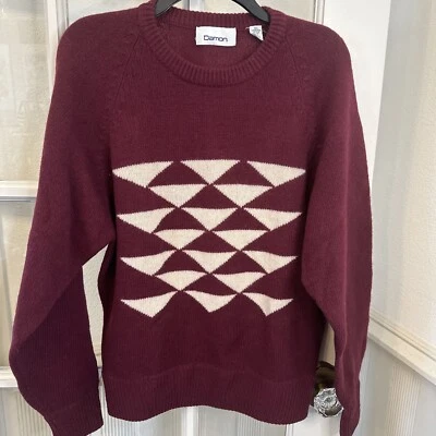 Suéter de lana Damon Lambs para hombre mediano cuello redondo Foto 1 de 4