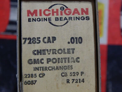 COJINETES DE 8 VARILLAS +010 CHEVROLET/GMC/PONTIAC DE GRAN TAMAÑO 1955-1966, 348CI, 409CI V8'S Foto 1 de 4