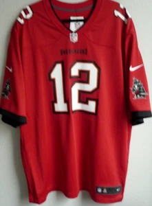 Men's Nike Tampa Bay Buccaneers Football Tom Brady #12 Home Game Jersey 3XL NWT - Picture 1 of 6