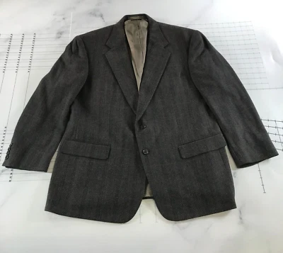 Oliver by Valentino Sport Coat Mens 46R Grey Two Button Wool Alpaca Blend - Image 1 of 4