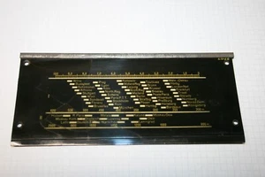 Skalenscheibe, Skala, Dial glass, Scaleglas - Röhrenradio Nora Undine 201L * - Picture 1 of 3
