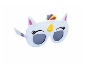 New Girls Fingerlings White Unicorn Lil' Characters Sunglasses Sun-Staches - Picture 1 of 2
