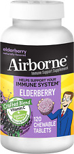 Elderberry Extract + Vitamin C 200mg (Per 2 Tablet Serving) 2 Month Supply - Air