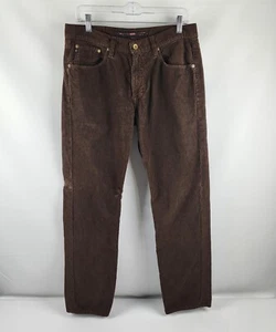BIG STAR Jeans Mens 34R Brown Division Slim Fit Corduroy (34x31) - Picture 1 of 11