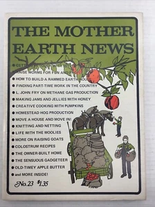 #23 September 1973 The Mother Earth News Livestock Homesteading Off Grid Living - Picture 1 of 2