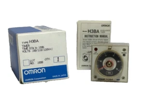 Omron H3BA Solid State Timer 11 Socket Self Reset Original Box & Timer Marked - Picture 1 of 10