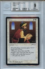 MTG Arabian Nights Piety BGS 9.0 (9) Mint Card Magic the Gathering Light 2869