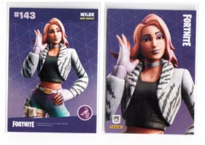 2020 Panini Fortnite Series 2 Epic Outfit Card # 143 Wilde 2 Card Lot - Picture 1 of 2