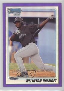 2010 Bowman Chrome Prospects Purple Refractor /999 Welinton Ramirez #BCP35